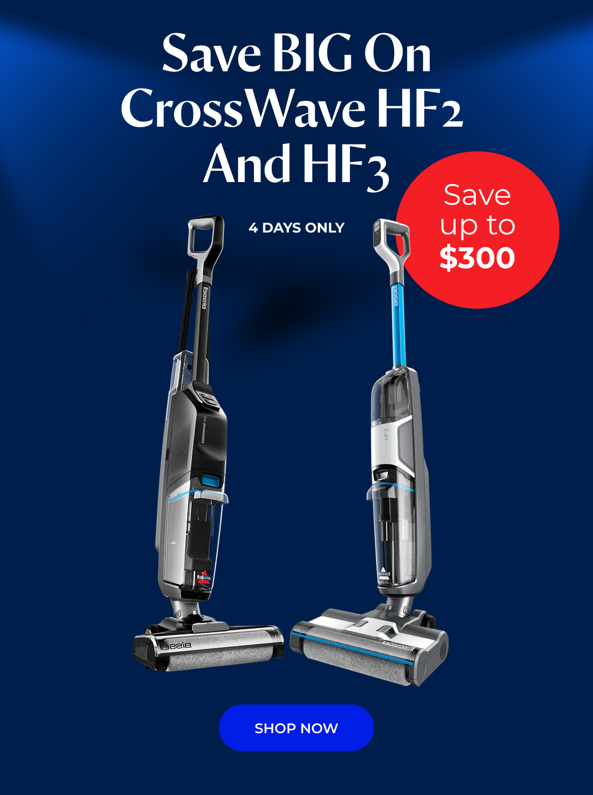Save BIG on CrossWave HF2  and HF3