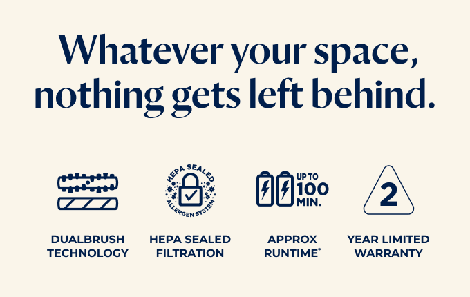 Whatever your space, nothing gets left behind.
