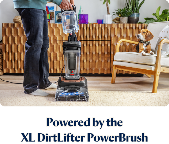 Powered by the XL DirtLifter PowerBrush