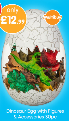 Dinosaur Egg with Figures & Accessories 30pc