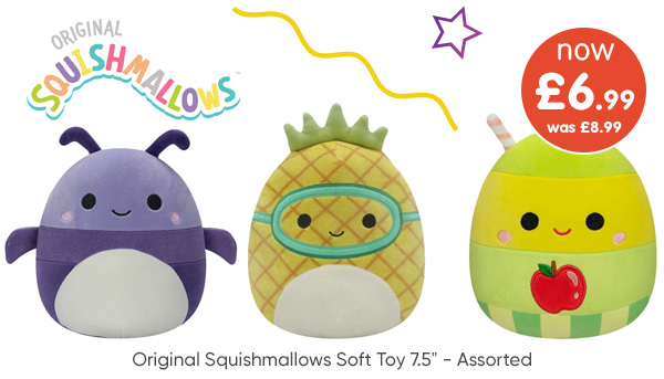 Original Squishmallows Soft Toy 7.5