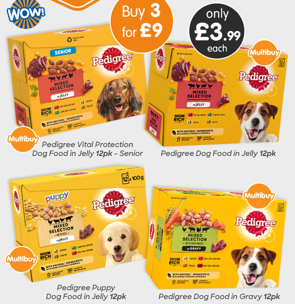 Pedigree Dog Food 12pk