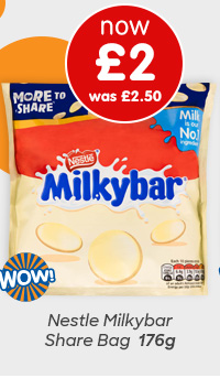 Nestle Milkybar Share Bag 176g