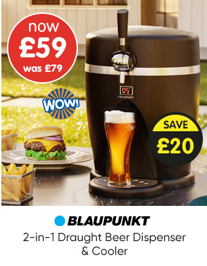 Blaupunkt 2-in-1 Draught Beer Dispenser & Cooler