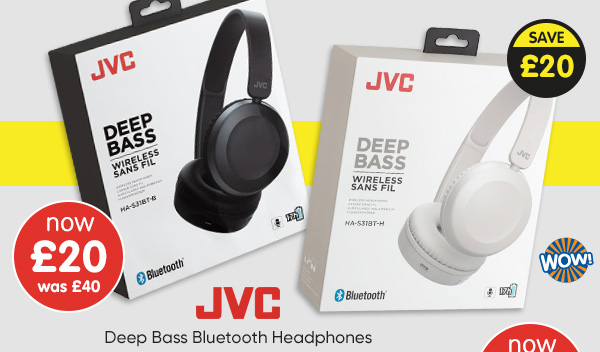 JVC Deep Bass Bluetooth Headphones