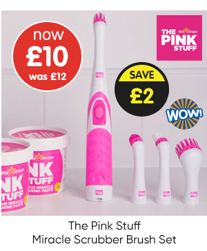 The Pink Stuff Miracle Scrubber Brush Set