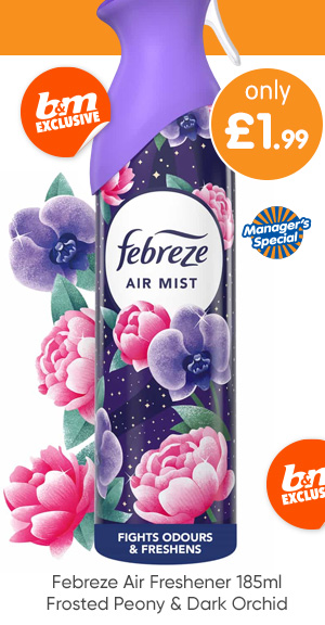 Febreze Air Freshener 185ml - Frosted Peony & Dark Orchid