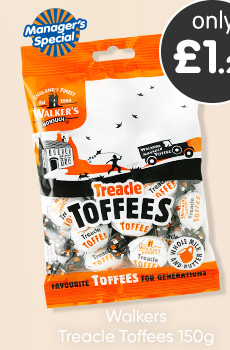 Walkers Treacle Toffees 150g