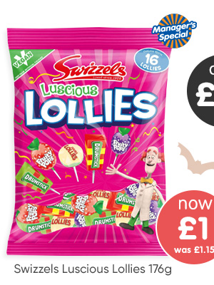 Swizzels Luscious Lollies 176g