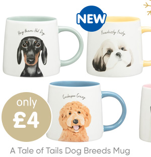 A Tale of Tails Dog Breeds Mug