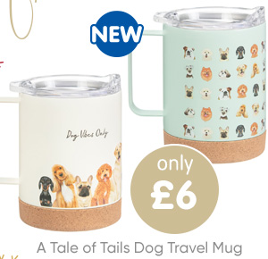 A Tale of Tails Dog Travel Mug