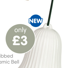 Ribbed Ceramic Bell