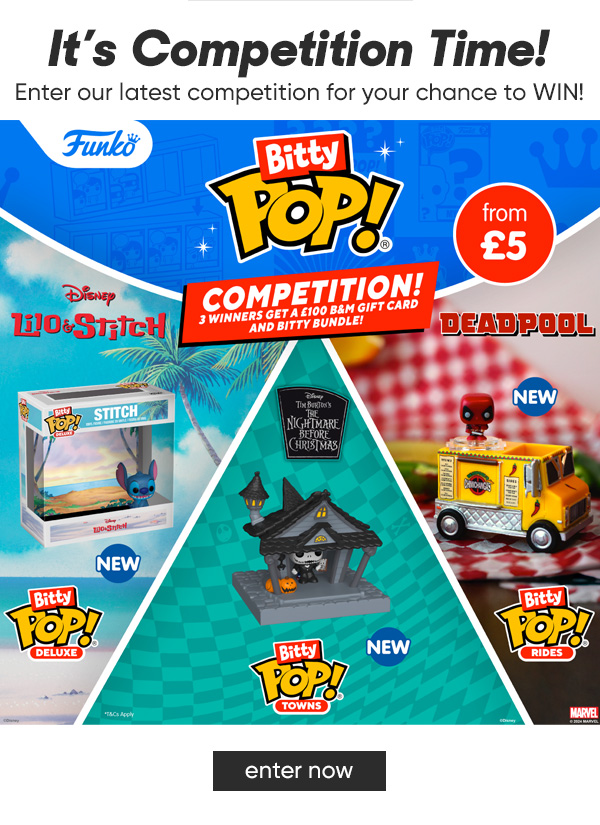 THREE Chances to WIN a Bitty Pop Bundle PLUS a £100 B&M Gift Card!