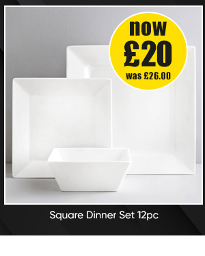 Square Dinner Set 12pc