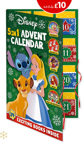 5-in-1 Advent Calendar of Books - Disney