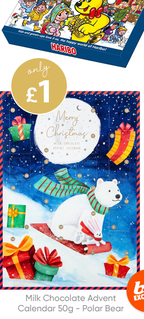 Milk Chocolate Advent Calendar 50g - Polar Bear