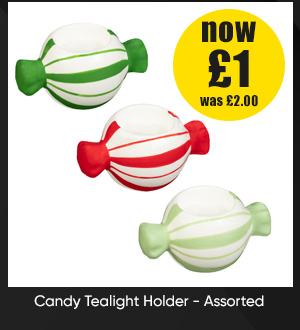 Candy Tealight Holder - Assorted