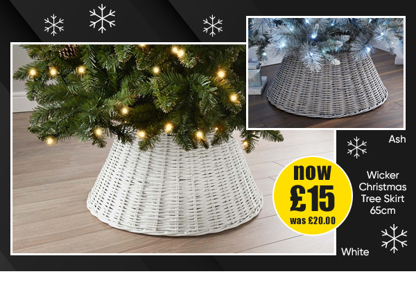 Wicker Christmas Tree Skirt 65cm