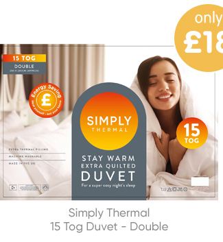 Simply Thermal 15 Tog Duvet - Double