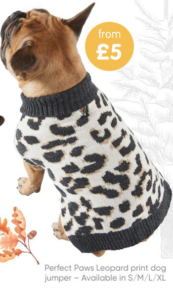 Perfect Paws Dog Jumper - Various Sizes & Designs Available