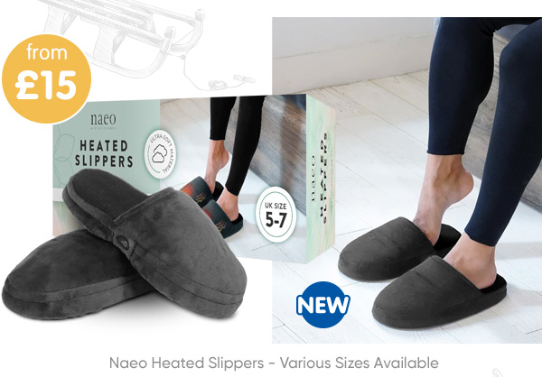 Naeo Heated Slippers Small-Medium