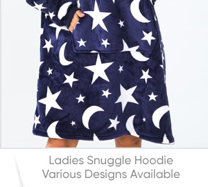 Ladies Snuggle Hoodie - Various Designs Available