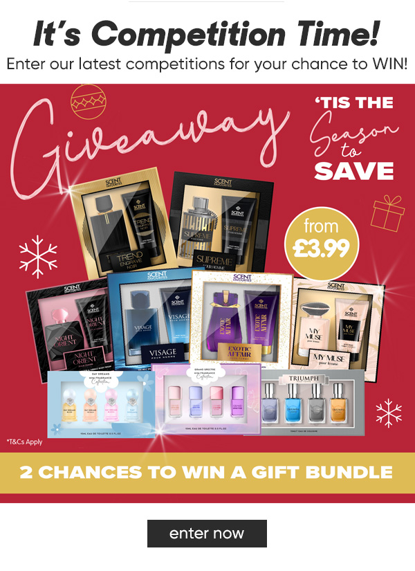 TWO Chances to WIN a Fragrance Gift Bundle Competition