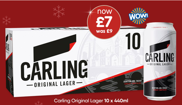 Carling Original Lager 10 x 440ml