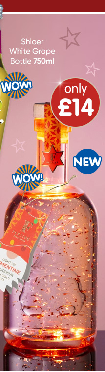 Light Up Gonk Gin Liqueur with Gold Flakes - Clementine