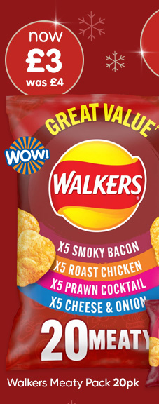 Walkers Meaty Variety Pack 20pk