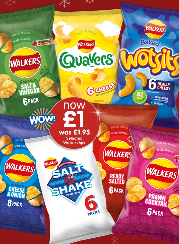 Selected Walkers 6pk Multibuy