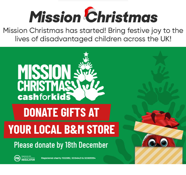 Cash for Kids Mission Christmas Toy Appeal 2024