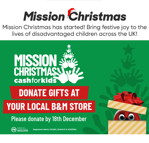 Cash for Kids Mission Christmas Toy Appeal 2024