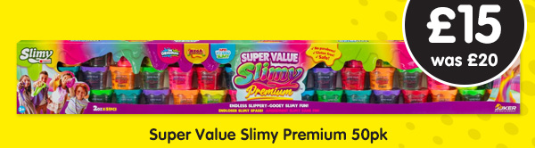 Super Value Slimy Premium 50pk