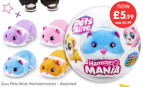 Zuru Pets Alive Hamstermania - Assorted