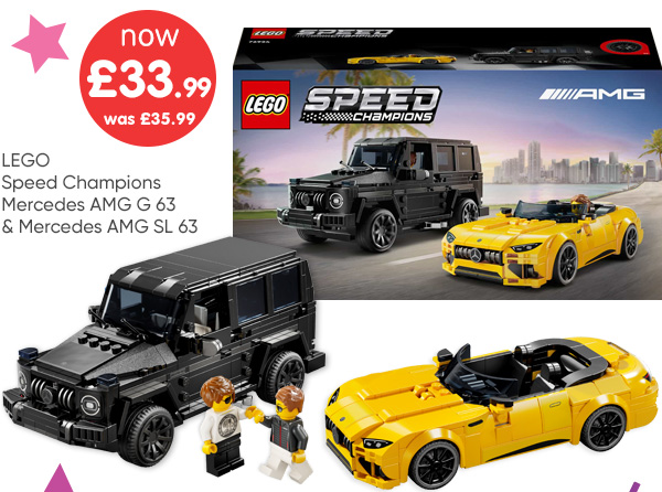 LEGO Speed Champions Mercedes AMG G 63 & Mercedes AMG SL 63