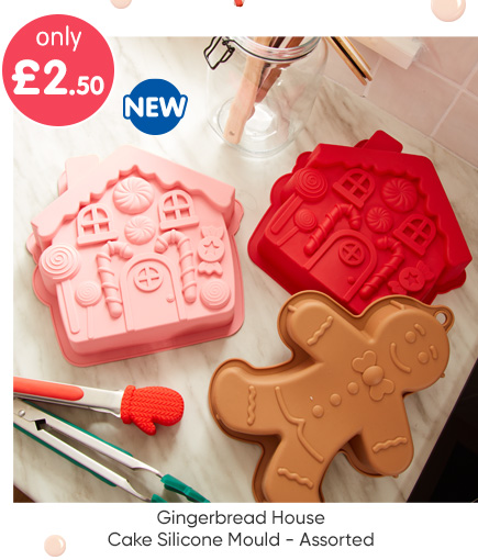 Gingerbread House Cake Silicone Mould - Assorted