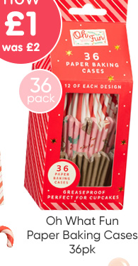 Oh What Fun Paper Baking Cases 36pk