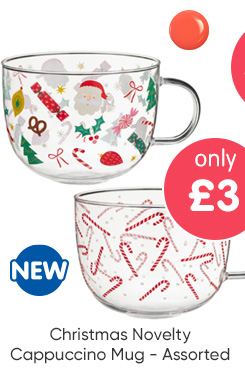 Christmas Novelty Cappuccino Mug - Assorted