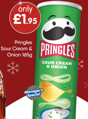 Pringles Sour Cream & Onion 165g