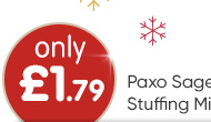 Paxo Sage & Onion Stuffing Mix 170g