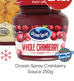 Ocean Spray Cranberry Sauce 250g