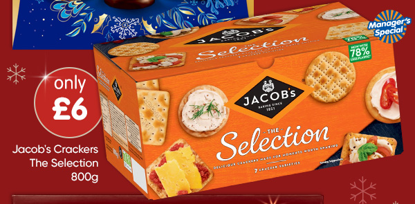 Jacob's Crackers The Selection 800g