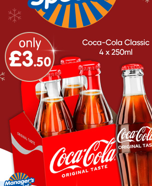 Coca-Cola Classic 4 x 250ml