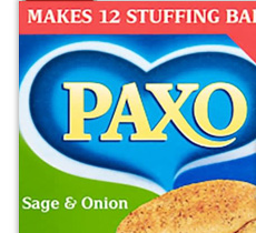 Paxo Sage & Onion Stuffing Mix 170g