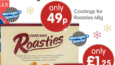 Coatings for Roasties 48g