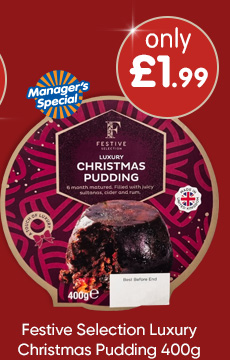 Festive Selection Luxury Christmas Pudding 400g