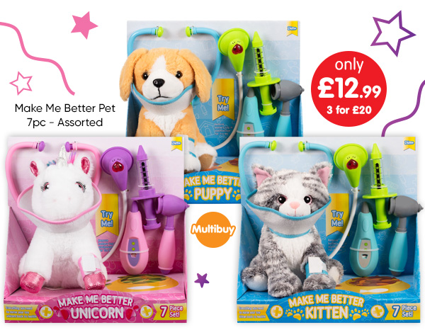 Make Me Better Pet 7pc - Assorted