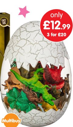 Dinosaur Egg with Figures & Accessories 30pc