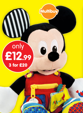 Disney Sensory Plush Toy - Assorted